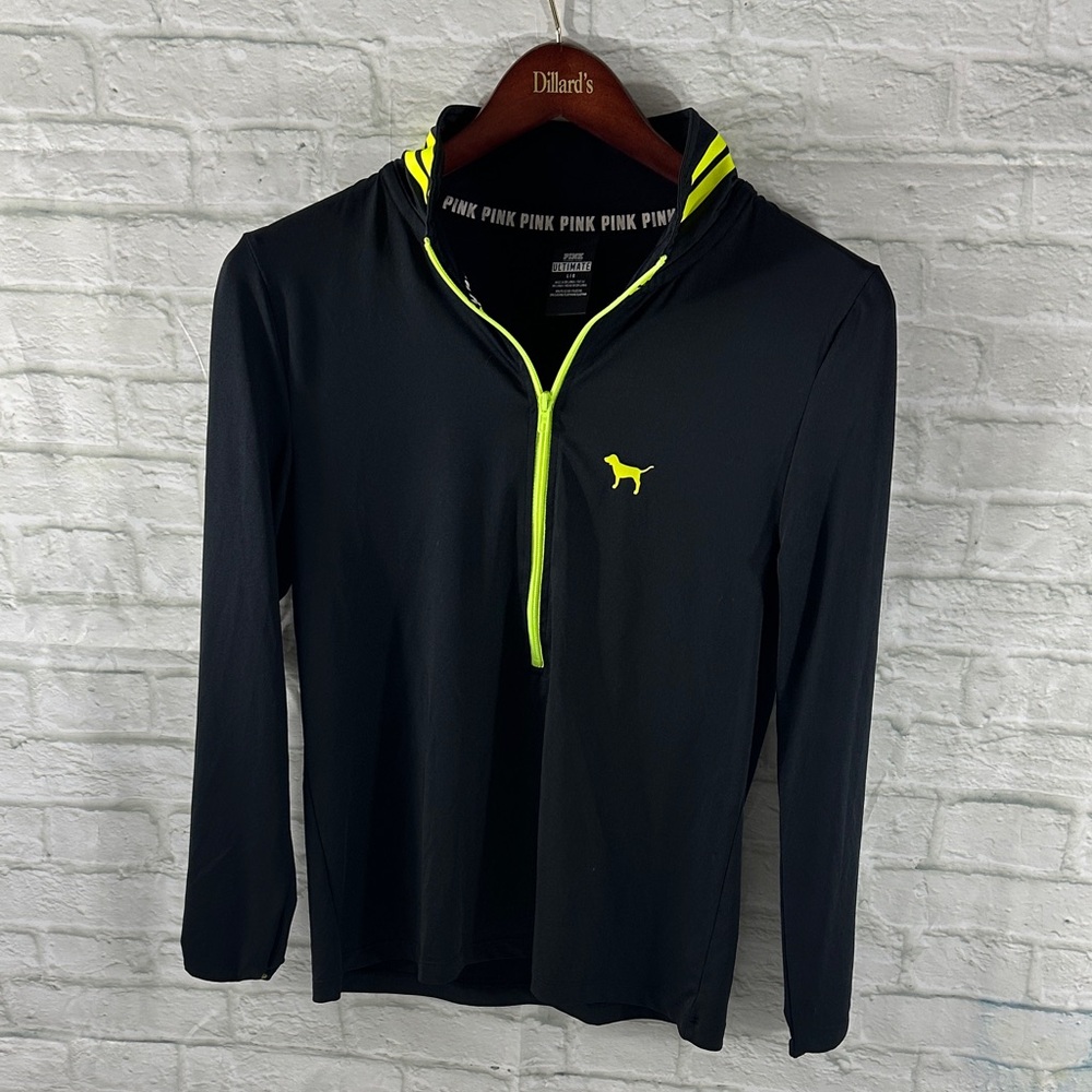 Victoria's Secret Black L/S shirt with Yellow Accents